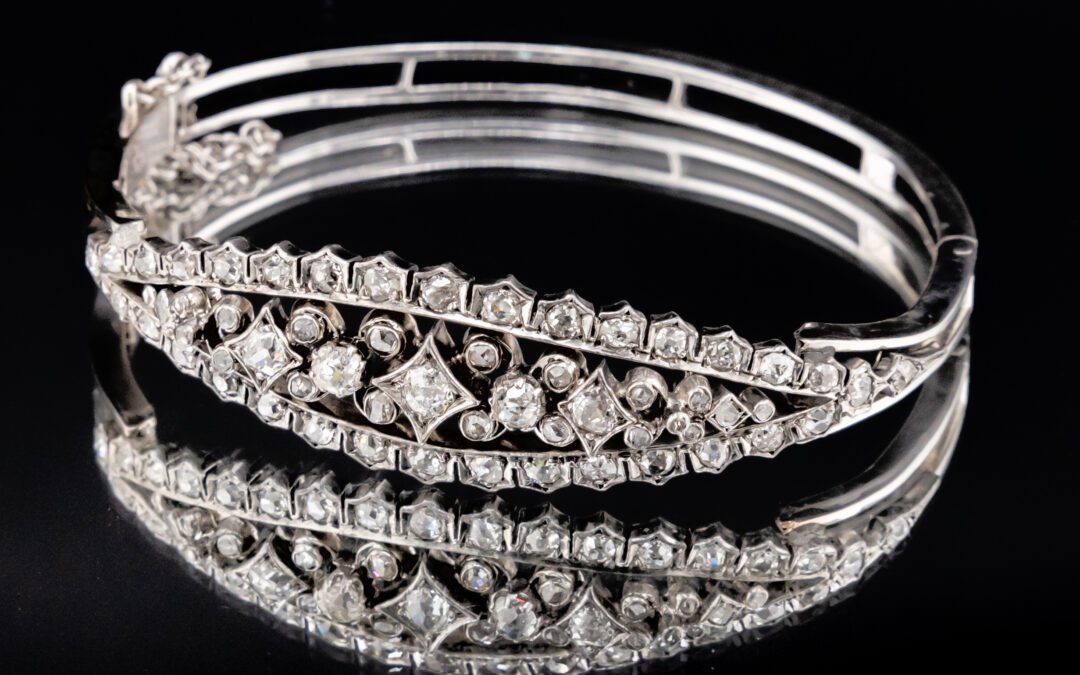 Diamond Victorian Bangle