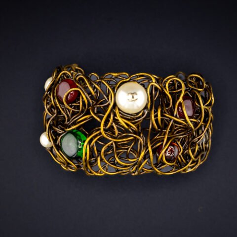 Chanel Bird Basket Bangle